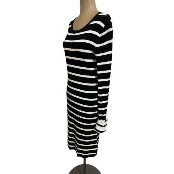Theory Mini Dress Stripe Crewneck Jersey - Picture 7 of 11